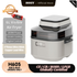 HOIIY 6L Visible Air Fryer with product details on a kitchen counter