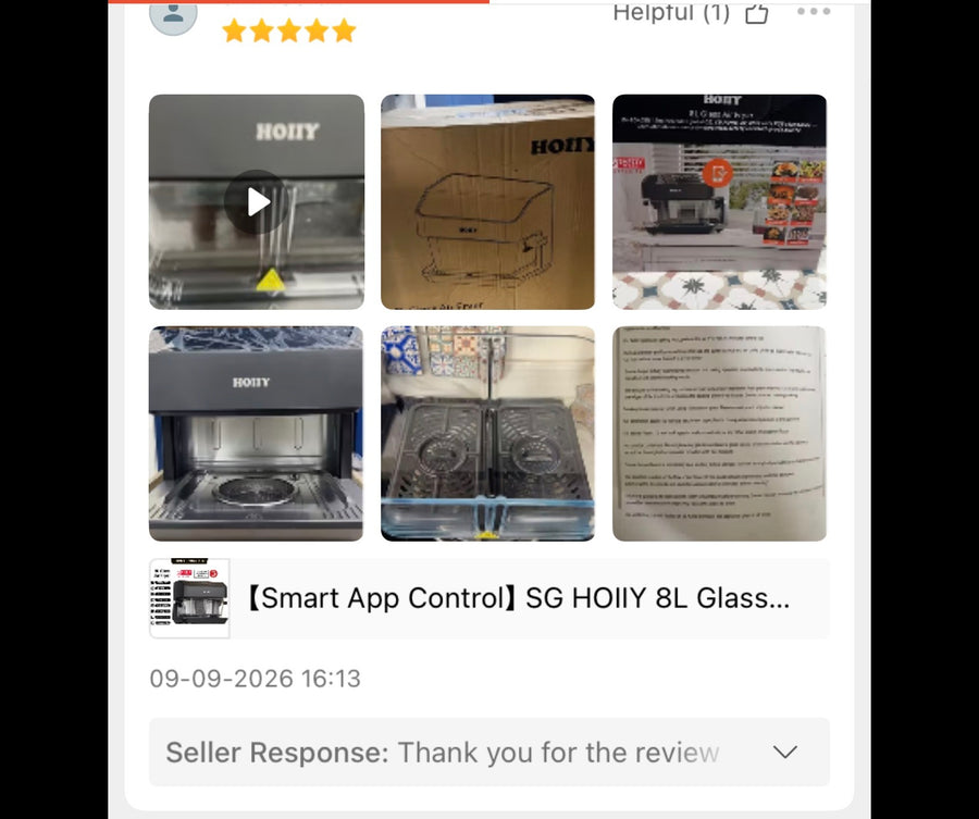 Customer review screenshot