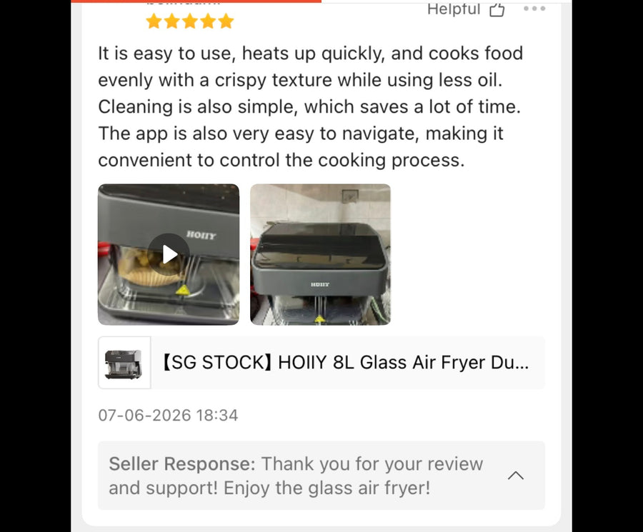 Customer review screenshot