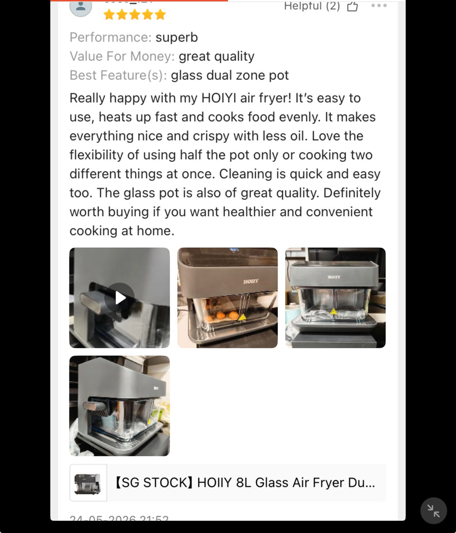 Customer review screenshot