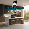 HOIIY Singapore 8L Glass Air Fryer cooking crispy fries and chicken wings with coating-free glass.