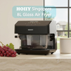 HOIIY — Singapore Glass Air Fryer Specialist. Coating-free Food-grade Pot, Dual Zone, Dual Heat, Touch & App Control, Auto Keep Warm, Dishwasher-safe.