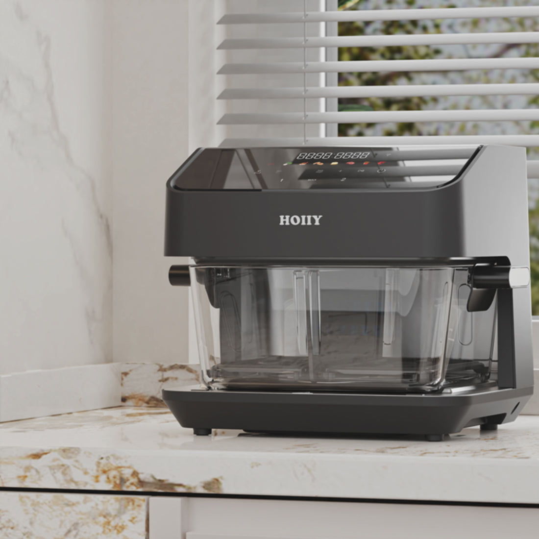 HOIIY 8L Glass Air Fryer official product showcase video for Singapore home kitchens.
